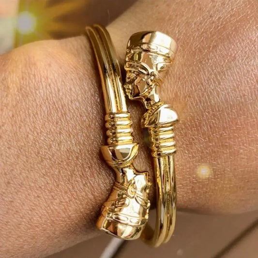 Egyptian Jewelry Egyptian Queen Nefertiti Bracelets For Women Gold Color